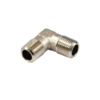 Elbow adaptor nickel plated brass M/M - 1/2